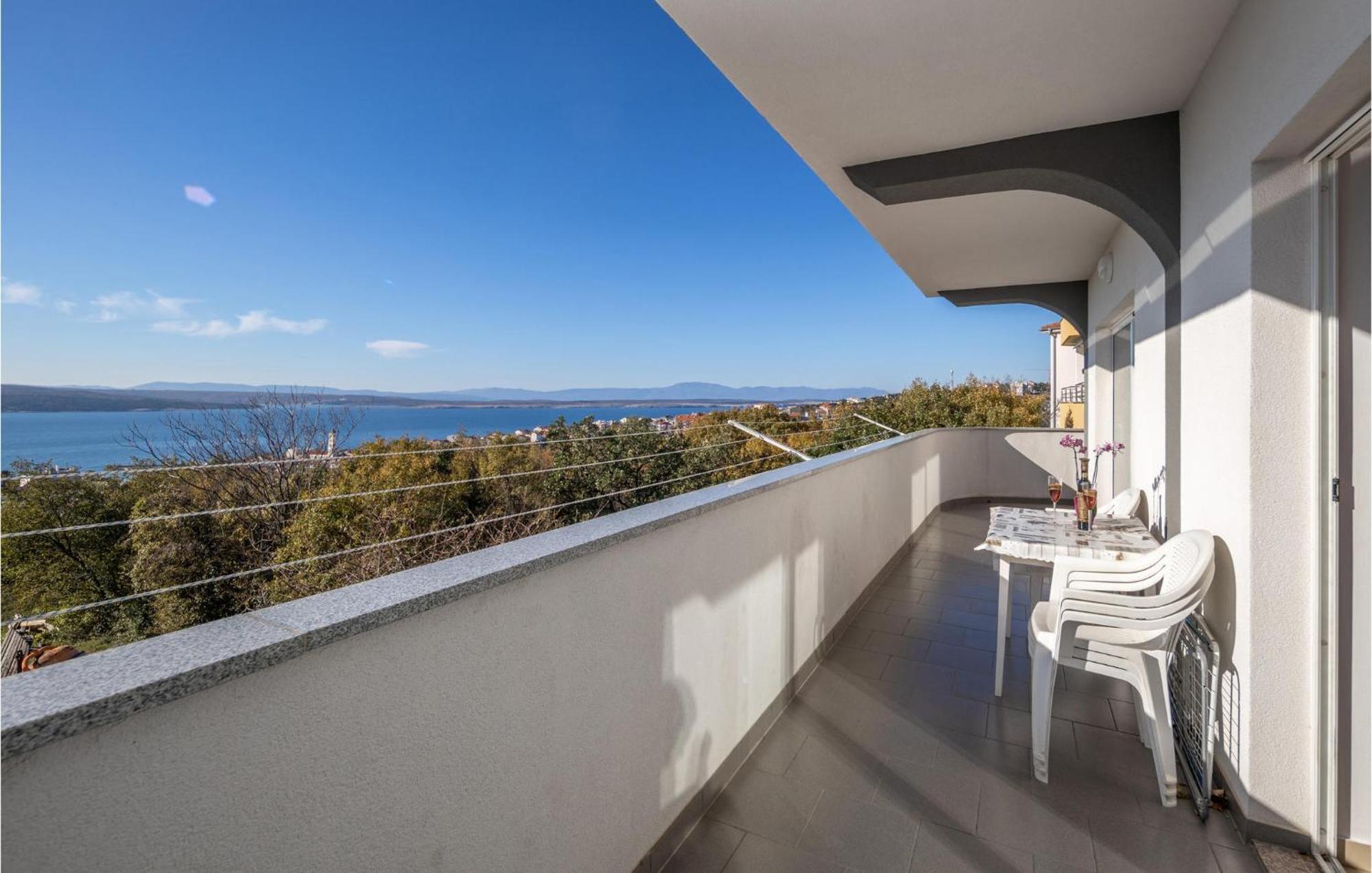 Nice Apartment In Crikvenica With House Sea View Εξωτερικό φωτογραφία