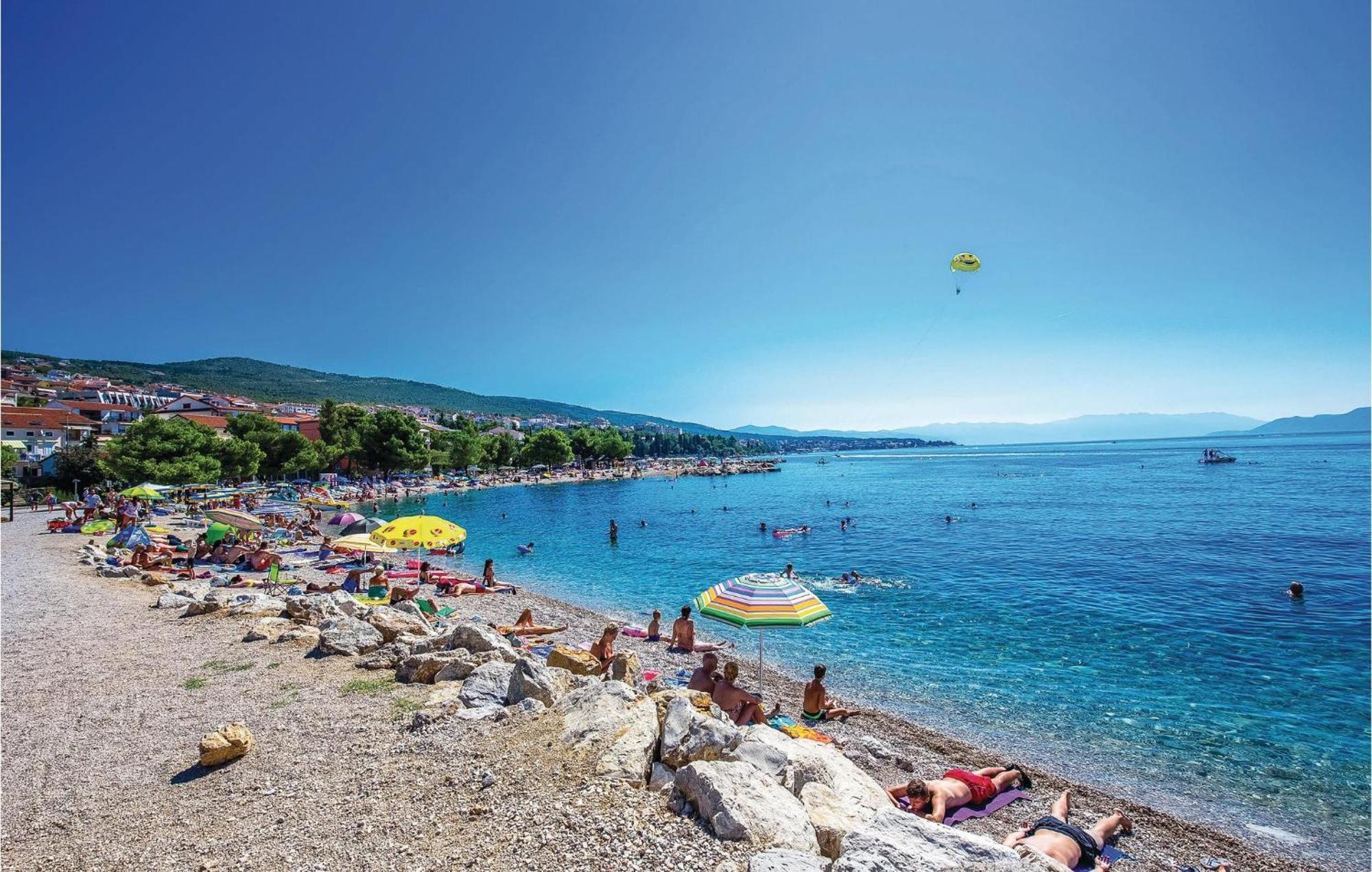 Nice Apartment In Crikvenica With House Sea View Εξωτερικό φωτογραφία